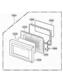 Door Parts parts for Lg Range LMA840W01 from AppliancePartsPros.com