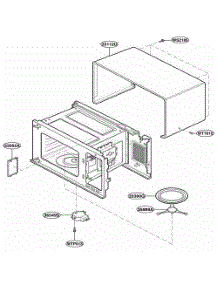 Oven Cavity Parts parts for Lg Range LMA840W01 from AppliancePartsPros.com