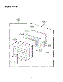 Door Parts parts for Lg Microwave LMB0960ST from AppliancePartsPros.com