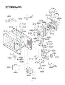 Interior Parts parts for Lg Microwave LMB0960ST from AppliancePartsPros.com