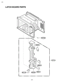 Latch Board Parts parts for Lg Microwave LMB0960ST from AppliancePartsPros.com