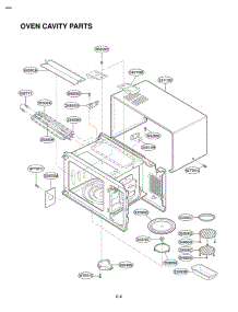 Oven Cavity Parts parts for Lg Microwave LMB0960ST from AppliancePartsPros.com