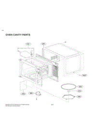 Door Parts parts for Lg Microwave LMC0975ASZ from AppliancePartsPros.com