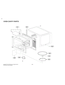 Door Parts parts for Lg Microwave LMC0975ST from AppliancePartsPros.com