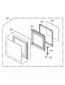 Door Parts parts for Lg Microwave LMC1375SW from AppliancePartsPros.com