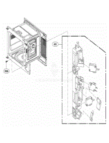 Latch Board Parts parts for Lg Microwave LMC1375SW from AppliancePartsPros.com