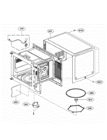 Oven Cavity Parts parts for Lg Microwave LMC1375SW from AppliancePartsPros.com