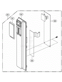 Control Panel Parts parts for Lg Microwave LMC1575BD from AppliancePartsPros.com