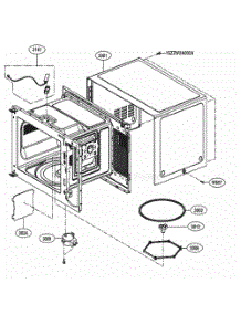 Oven Cavity Parts parts for Lg Microwave LMC1575BD from AppliancePartsPros.com