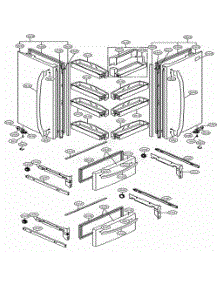 Door Parts parts for Lg Microwave LMC25785SW from AppliancePartsPros.com