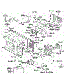 Interior Parts 1 parts for Lg Microwave LMH1017CVW from AppliancePartsPros.com