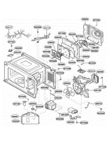 Interior Parts 2 parts for Lg Microwave LMH1017CVW from AppliancePartsPros.com