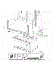 Installation Parts parts for Lg Microwave LMHM2017SB from AppliancePartsPros.com