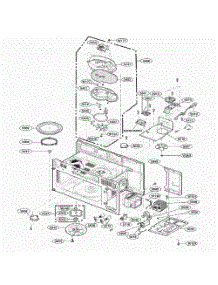 Interior Parts 1 parts for Lg Microwave LMHM2017SB from AppliancePartsPros.com