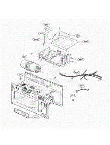 Interior Parts 2 parts for Lg Microwave LMHM2017SB from AppliancePartsPros.com