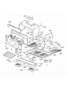 Oven Cavity Parts parts for Lg Microwave LMHM2017SB from AppliancePartsPros.com