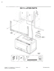 Installation Parts parts for Lg Microwave LMHM2017SW from AppliancePartsPros.com