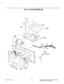 Interior Parts Ii parts for Lg Microwave LMHM2017SW from AppliancePartsPros.com
