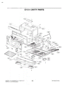 Oven Cavity Parts parts for Lg Microwave LMHM2017SW from AppliancePartsPros.com