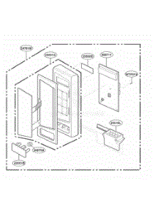 Control Panel Parts parts for Lg Range LMS1243SS from AppliancePartsPros.com