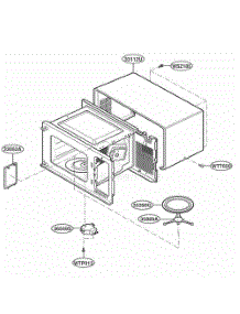 Oven Cavity Parts parts for Lg Range LMS1243SS from AppliancePartsPros.com