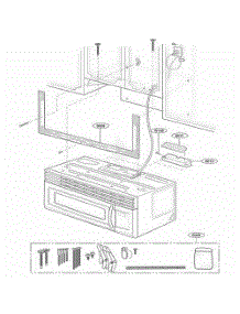 Installation Parts parts for Lg Microwave LMV1645SBQ from AppliancePartsPros.com