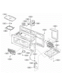 Interior Parts 1 parts for Lg Microwave LMV1645SBQ from AppliancePartsPros.com