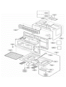 Oven Cavity Parts parts for Lg Microwave LMV1645SBQ from AppliancePartsPros.com