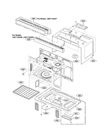 Oven Cavity Parts parts for Lg Microwave LMV1762SB from AppliancePartsPros.com