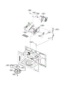 Interior 2 Parts parts for Lg Microwave LMV1762SB from AppliancePartsPros.com