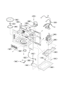 Interior 1 Parts parts for Lg Microwave LMV1762ST from AppliancePartsPros.com