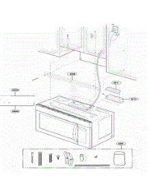 Installation Parts parts for Lg Microwave LMV1763ST from AppliancePartsPros.com