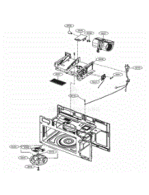 Interior Parts 2 parts for Lg Microwave LMV1763ST from AppliancePartsPros.com