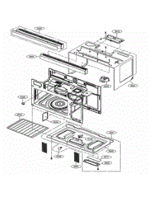 Oven Cavity Parts parts for Lg Microwave LMV1763ST from AppliancePartsPros.com