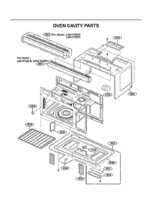 Oven Cavity Parts parts for Lg Microwave LMV1764ST from AppliancePartsPros.com