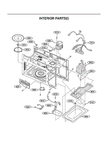 Interior Parts (I) parts for Lg Microwave LMV1764ST from AppliancePartsPros.com