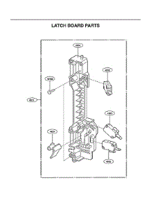 Latch Board Parts parts for Lg Microwave LMV1764ST from AppliancePartsPros.com