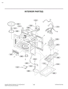 Section 3 parts for Lg Microwave LMV1765ST from AppliancePartsPros.com