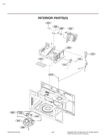 Section 4 parts for Lg Microwave LMV1765ST from AppliancePartsPros.com