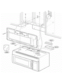 Installation Parts parts for Lg Microwave LMV1825SW from AppliancePartsPros.com