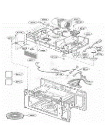 Interior Parts 2 parts for Lg Microwave LMV1825SW from AppliancePartsPros.com