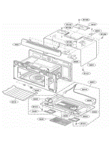 Oven Cavity Parts parts for Lg Microwave LMV1825SW from AppliancePartsPros.com