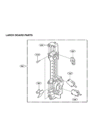 Latch Board Parts parts for Lg Microwave LMV1831BD from AppliancePartsPros.com
