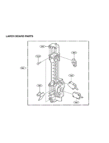 Latch Board Parts parts for Lg Microwave LMV1831SS from AppliancePartsPros.com