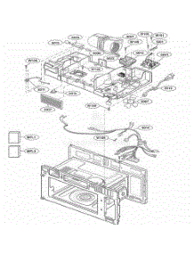 Interior Parts 2 parts for Lg Microwave LMV1915NV from AppliancePartsPros.com