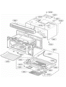 Oven Cavity Parts parts for Lg Microwave LMV1915NV from AppliancePartsPros.com