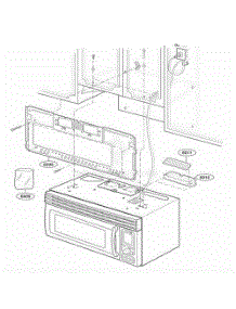 Installation Parts parts for Lg Microwave LMV1915NVBS from AppliancePartsPros.com
