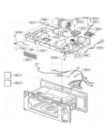 Interior Parts 2 parts for Lg Microwave LMV1915NVBS from AppliancePartsPros.com
