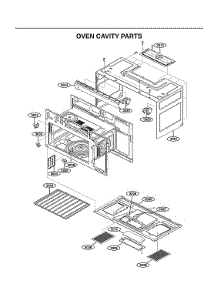 Oven Cavity Parts parts for Lg Microwave LMV2031SS from AppliancePartsPros.com