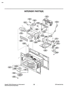 Interior Parts (Ii) parts for Lg Microwave LMV2031SS from AppliancePartsPros.com